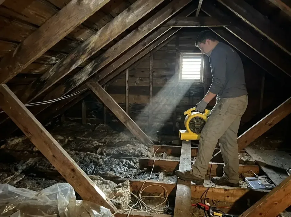 attic-water-damage-drying-proc-007 — frequently asked questions, Emergency Water Extraction & 24/7 Flood Response in Davisbo…
